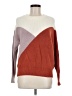 Sophie Rue Color Block Burgundy Pullover Sweater Size M - photo 1