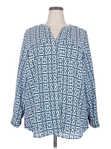 Charter Club Long Sleeve Blouse (view 1)