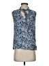 Theory 100% Silk Blue Sleeveless Silk Top Size S - photo 1