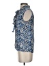 Theory 100% Silk Blue Sleeveless Silk Top Size S - photo 5