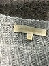 LoveShackFancy Metallic Silver Turtleneck Sweater Size XS - photo 7