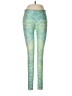 Teeki Print Green Leggings Size M - photo 1