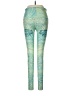 Teeki Print Green Leggings Size M - photo 2