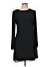 Express 100% Polyester Solid Black Cocktail Dress Size 10 - photo 1