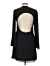 Express 100% Polyester Solid Black Cocktail Dress Size 10 - photo 2
