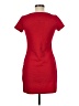 Pink Rose Solid Red Casual Dress Size M - photo 2