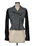 Theory 100% Leather Gray Jacket Size 6 - photo 1