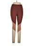 Fabletics Color Block Brown Active Pants Size S - photo 1