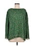 Max Studio 100% Polyester Green 3/4 Sleeve Blouse Size M - photo 1