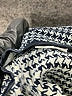 Zara Basic Houndstooth Silver Shorts Size L - photo 4