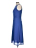 David Meister Solid Blue Casual Dress Size 10 - photo 5
