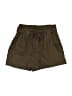 Express Solid Brown Khaki Shorts Size 4 - photo 1