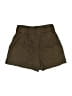 Express Solid Brown Khaki Shorts Size 4 - photo 2