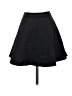 Devlin Solid Black Casual Skirt Size XS - photo 1