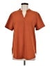 Unbranded Orange Short Sleeve Blouse Size M - photo 1