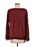 Max Studio 100% Polyester Red Long Sleeve Blouse Size M - photo 2