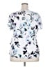 PREMISE White Short Sleeve Blouse Size 2X - photo 2