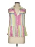 La Miel 100% Rayon Pink Sleeveless Blouse Size M - photo 1