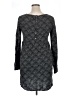 Roxy 100% Viscose Graphic Gray Casual Dress Size XL - photo 2