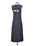 Gap Stripes Gray Casual Dress Size S - photo 2