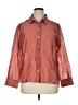 Bailey 44 Metallic Solid Red 3/4 Sleeve Button-Down Shirt Size XL - photo 1
