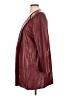 Chico's 100% Polyester Burgundy Coat Size Lg (2) - photo 5