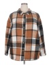 Unbranded 100% Polyester Plaid Brown Coat Size 2X - photo 1