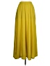 Astrologie Solid Yellow Casual Skirt Size S - photo 2