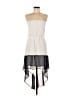 Double Zero 100% Polyester Ivory Cocktail Dress Size M - photo 1