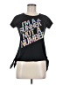 Adidas 100% Polyester Black Short Sleeve T-Shirt Size M - photo 1