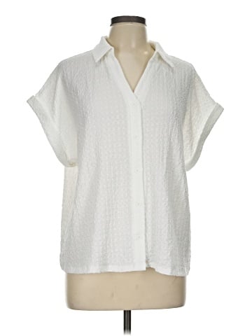 Adrianna Papell Short Sleeve Blouse (view 1)