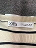 Zara Stripes Ivory Turtleneck Sweater Size XL - photo 7