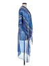 BCBGMAXAZRIA 100% Polyester Blue Kimono One size - photo 4