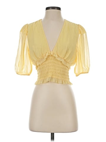 Majorelle 3/4 Sleeve Blouse (view 1)