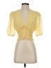 Majorelle 100% Polyester Yellow 3/4 Sleeve Blouse Size XS - photo 1