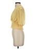 Majorelle 100% Polyester Yellow 3/4 Sleeve Blouse Size XS - photo 5