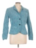 Calvin Klein 100% Cotton Tweed Teal Blazer Size 12 - photo 1