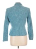 Calvin Klein 100% Cotton Tweed Teal Blazer Size 12 - photo 2