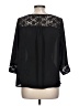 Paper Crane Black 3/4 Sleeve Blouse Size L - photo 2