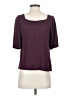 Gap Outlet 100% Rayon Purple Short Sleeve Top Size S - photo 2