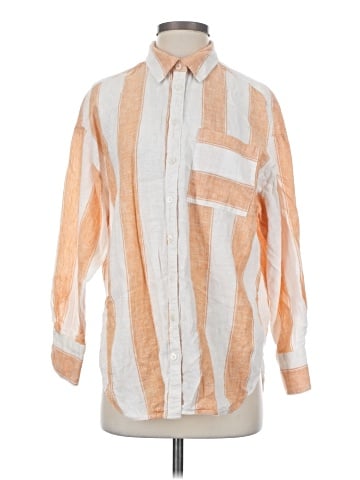 Maeve Long Sleeve Button-Down Shirt (view 1)