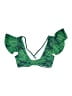 Unbranded Tropical Green Swimsuit Top Size L - photo 2