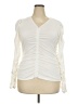 Nine West Ivory Long Sleeve Blouse Size XXL - photo 1