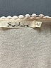 Solitaire 100% Polyester Ivory Sleeveless Blouse Size M - photo 7