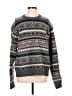 American Eagle Outfitters Print Gray Pullover Sweater Size M - photo 1