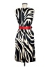 Alyx Animal Print Ivory Casual Dress Size 6 - photo 2
