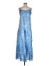 J. McLaughlin Paisley Blue Casual Dress Size M - photo 1