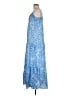 J. McLaughlin Paisley Blue Casual Dress Size M - photo 5