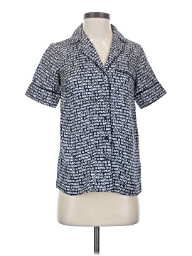 Michael Michael Kors Short Sleeve Silk Top