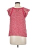 Marc by Marc Jacobs 100% Silk Red Pink Short Sleeve Top Size M - photo 2